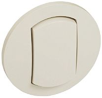 Лицевая панель Legrand Celiane для 1-кл. выключателя IP44 слоновая кость картинка